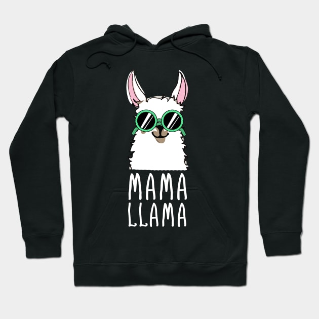 Mama llama cute mom Hoodie by KittleAmandass